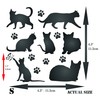 Cat Silhouette Stencil 11.5 x 11.5 cm (S) - Reusable