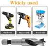 6 Piece Small Wood Drill Hexagonal Drill Bit Set, Wood