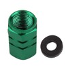 Winka Green Hexagon Shape Car Tire Valve Stems Caps Wheel