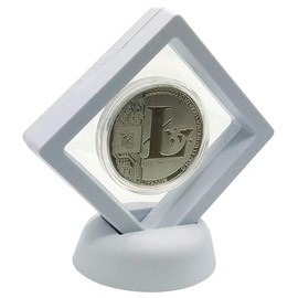 SUPIA SUPIA Actual Physical Lite Coin with Silver Plating Display Iem Case and Box Collector's Set (Silver Lite Coin)
