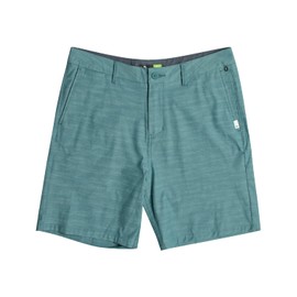 Quiksilver Mens Union Amphibian 19" Boardshort - Pin Slub (Sea Pine, 31)