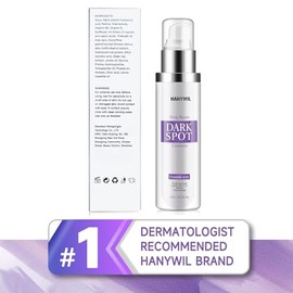 HANYWIL Eliminador de Manchas Oscuras para Rostro y Cuerpo en Suero, Crema de Reparación Rápida del Tono con Tratamiento de Hiperpigmentación, Elimina