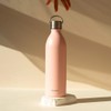 Qwetch - Drinking Bottle 1 L Stainless Steel Pastel Pink