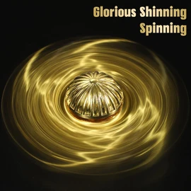 Metal Fidget Spinner Toy for Kid Adult, Finger Hand Spinner Fingertip Gyro Birthday Gift Cake Topper Decor, Desk Sensory Stress Relief Toy, Party Favor Small Gadget Christmas Stocking Stuffer Filler