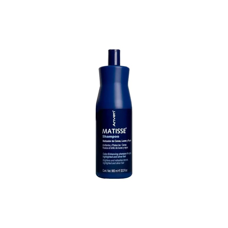 Shampoo Matizador Canas, Luces Y Rayos Matisse Anven 960ml