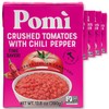 Pomì Crushed Tomatoes with Chilli Pepper 13.8oz (Pack of 12)