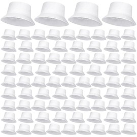 Mepase Large Size Bucket Hat, Cotton Summer Cap Summer Solid Color Beach Getaway Fisherman's Hat for Women Men(Large)