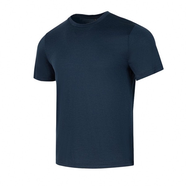 Lindoro Ultrafine 100% Merino Wool Base Layer T-Shirt for Sport,