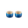 Le Creuset Stoneware Round Ramekin Straight Wall Set of 2,