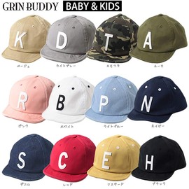 Grinbuddy GF-9020 LF-9020 Cotton Logo Cap, Baby Kids Pink, 20.5 inches (52 cm), Pink