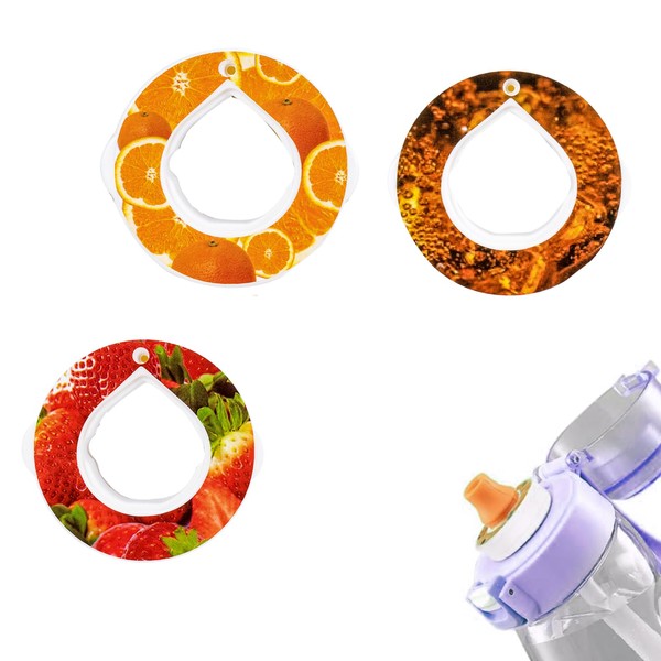 Flavour Pods Pack, 3Pcs Air Water Bottle Flavour Pods Pack Taste Pods Fruit Scented 0 Sugar, 0 Calorie Flavour Pods for Flavouring Water