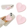 Leeneen 2pcs Cell Phone Airbag Bracket Heart Shape Phone Grip