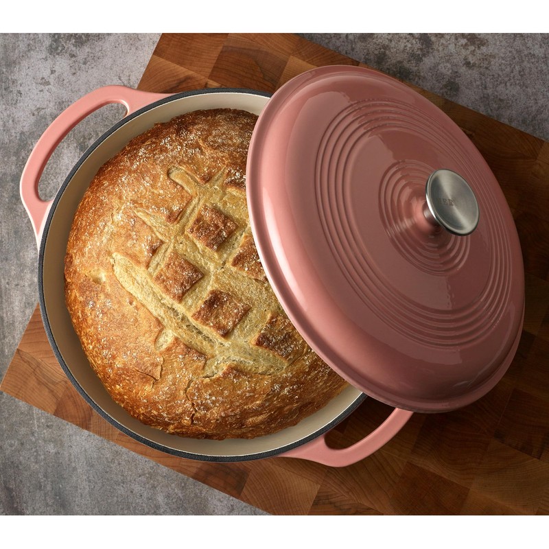 Mercer Culinary Enameled Cast Iron Round Dutch Oven, 6 qt.,