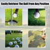 SYEYCW 3 Pcs Golf Ball Retriever for Putter, Plastic Foldable