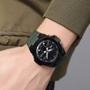Quartz Electronic Watch Casual Double Movement Waterproof Dual Display Luminous