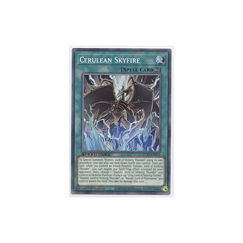 Cerulean Skyfire - SGX3-ENG11 - Common - 1st Edition