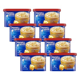 Maxwell House International Vanilla Caramel Latte Mix, 8.7 Oz (Pack of 8)