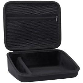 Khanka Hard Travel Case Replacement for Brother P-Touch Pt-d400 PTD400AD, PT-D410 Label Maker, Case Only (Black)