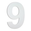 KTC-HOME - Premium House Number White Including Mounting Material -