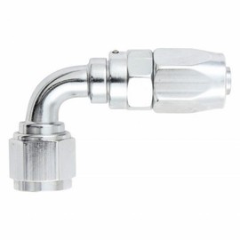 Fragola Pro-Flow Hose End x 90 Degree | -6AN | Chrome