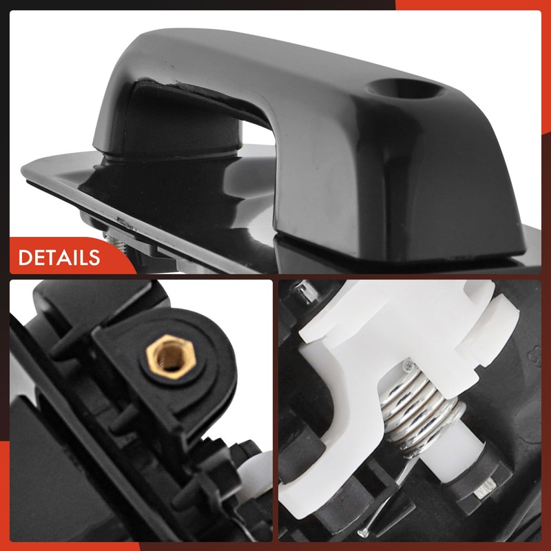 A-Premium Front Left Driver Side Exterior Door Handle with Keyhole