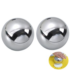 Rolling Dough Ball, Circular Rolling Ball, Smooth stainless steel rolling ball for Baking Fondant, Pasta, Bread, Pastry, Cookies, Pizza, Pie, Cylinder Style
