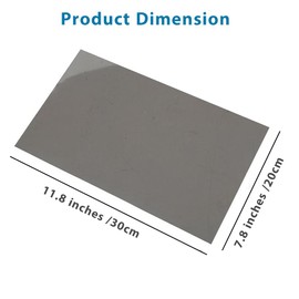 Adhesive Polarized Film Sheets Polarizer Linear Polarizing Filter 11.8 x7.8 inches for Screen Repair and Educational Physics, 2 Pack