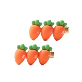 Baby Girls Carrot Hair Clips Pin Easter Bunny HairClips Carrot Hair Barrettes Pin JHE27 (B3)