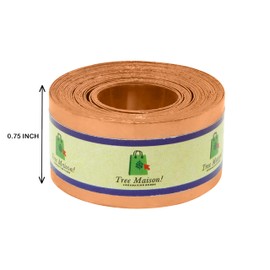 TREEMAISON Copper Strip | 8feet | Gauge- 0.2mm | Width- 0.75inch | vastu Remedy | Toilet Correction | Strip Remedy | Zone Balancing | Main Door Entrance | Mahavastu Remedy | Pair of 4