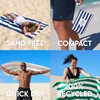 Dock & Bay Beach Towel - Quick-Drying, Sand-Free - Compact,