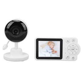 Goshyda Monitor de Vídeo para bebé con Pantalla HD de 2,8 Pulgadas con Visión Nocturna, Conversación Bidireccional, Detección de Temperatura,...      