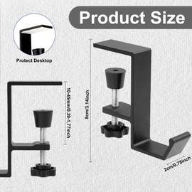 cobee Headset holder, headphone holder, headphone stand, headphone stand, desk, headphone hanger, headphone clip, gaming headset holder for keys, pockets