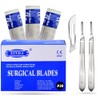 MuskalMed Pack of 100 Blades #20, Scalpel Blades for Knife