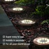 Bell+Howell Swivel Disk Lights Deluxe Set of 4 Inground Solar