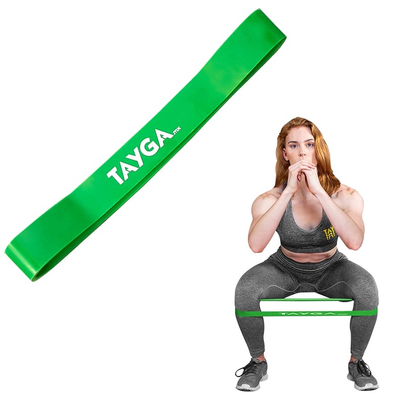Tayga Mini Banda Resistencia Fitness para Pierna 30 cm (Verde)