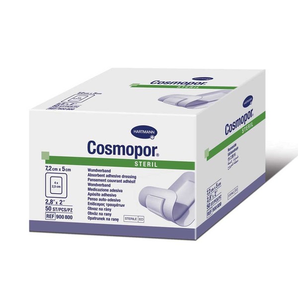 Cosmopor Steril 2.8" x 2" -Box of 50