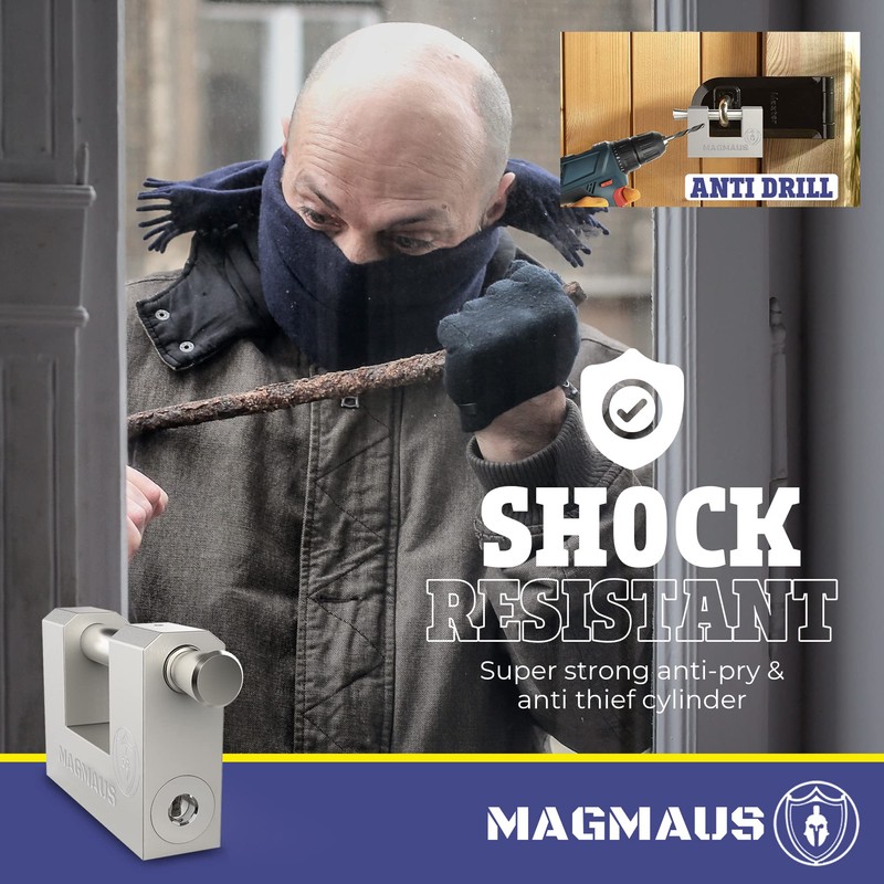 Magmaus® RTL80 Heavy Duty Lock for Shipping Container - [Weatherproof]