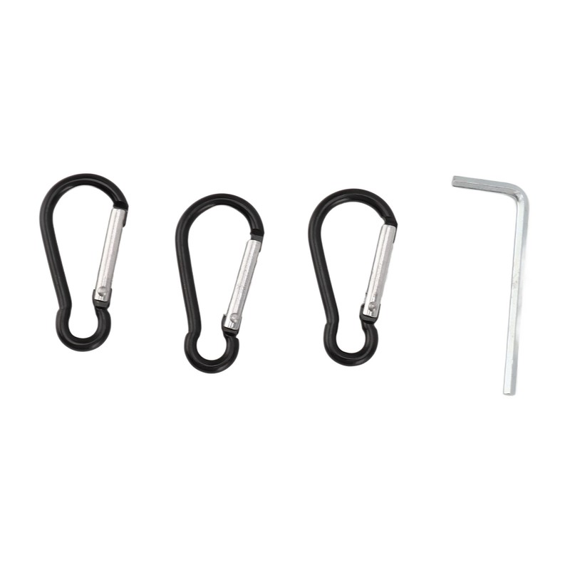 2 Pcs G3/4 Flag Pole Rings Aluminium Alloy 360° Rotating
