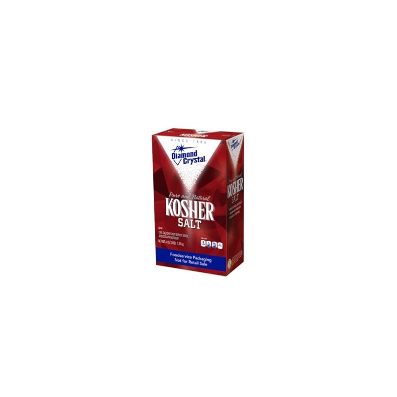 Diamond Crystal Kosher Salt – Full Flavor, No Additives -