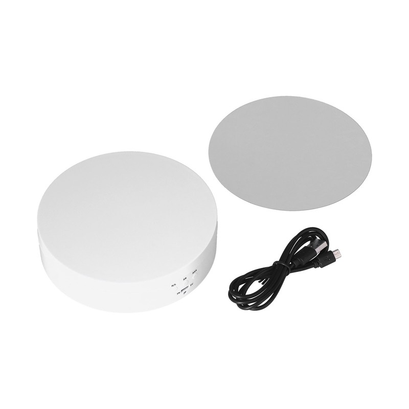 Motorized Rotating Display Stand 138mm Electric Rotating Turntable 3 Speed