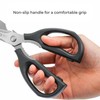 ZHANG XIAO QUAN SINCE 1628 Multi-Function Kitchen Scissors, Serrated 30Cr13