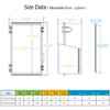 LeMotech Electrical Box, IP67 Waterproof Hinged Clear Cover Stainless Steel