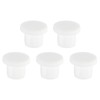 MECCANIXITY Silicone Rubber Hole Plug White Soft Flexible Stopper for