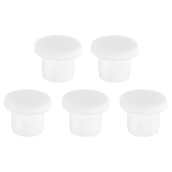 MECCANIXITY Silicone Rubber Hole Plug White Soft Flexible Stopper for