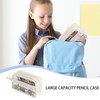 Generic Portable Pencil Case, Big Capacity with Compartments, Aesthetic Pen