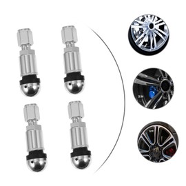 ULTECHNOVO 12pcs Aluminum Alloy Tire Valve Stems for Motorcycles Scooters and High Strength Corrosion Resistant Installation Seal for