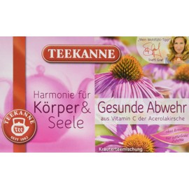 Teekanne Healthy Defence Herbal Tea Blend 20 Bags Pack of 2 (2 x 40 g Pack)