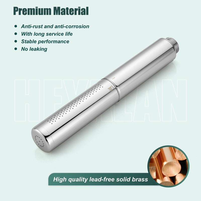 Heyalan Hand Held Shower Wand, High Pressure Handheld Head with