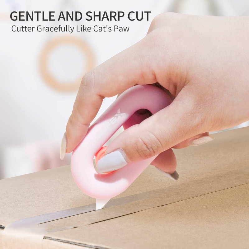 Box Cutter Retractable, Box Opener, Ceramic Box Cutter, Built-In Magnetic,