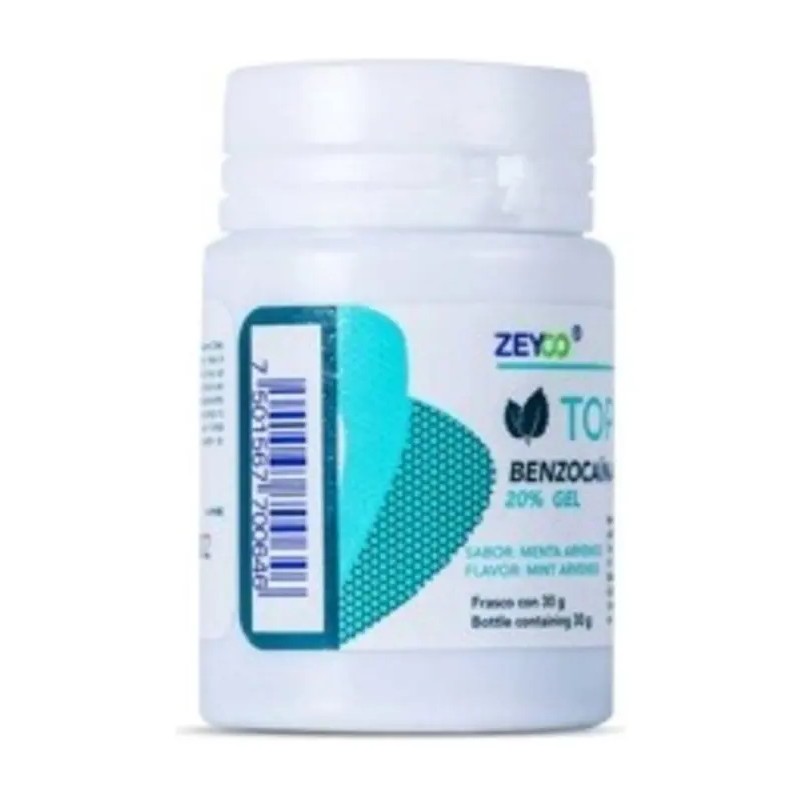 Topicaína Benzocaína 20% – Frasco 30 g (Pack 3) Zeyco